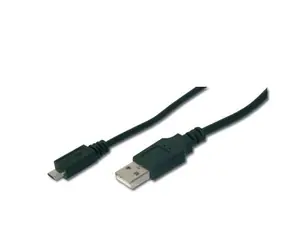 OEM USB kabel USB 2.0 USB-A - Micro-B 1m černá