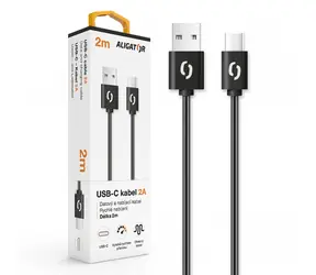 Aligator 2A Datový a nabíjecí kabel USB-C 2m černá
