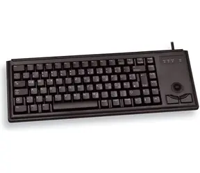CHERRY  G84-4400LPBDE-2 černá / Klávesnice s trackballem / drátová / USB / DE layout 