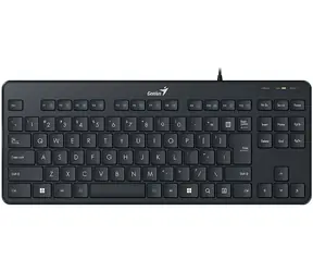 GENIUS LuxeMate 110 černá / Drátová klávesnice / USB / CZ+SK layout