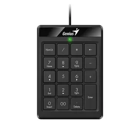 GENIUS NumPad 110 černá / Drátová numerická klávesnice / USB / slim design