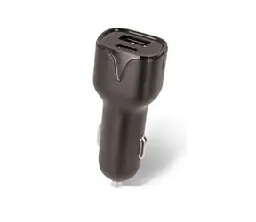 Setty GSM043811 černá / Nabíječka do auta / USB-A&USB-C / 2.4A