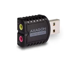 AXAGON ADA-17, USB 2.0 - externí zvuková karta HQ MINI, 96kHz/24-bit stereo, vstup USB-A 