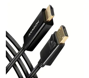 AXAGON RVD-HI14C2 DP - HDMI kabel M-M černá / 1.8 m / 4K/30Hz