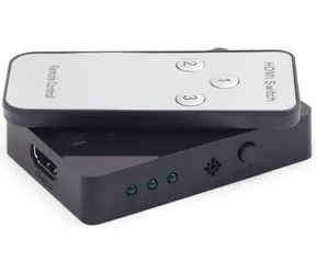 Gembird DSW-HDMI-34 Switch HDMI / 3x HDMI (vstup) / 1x HDMI (výstup) / dálk. ovladač