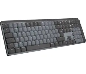 Logitech MX Mechanical Tactical Quiet grafitová / Klávesnice / bezdrátová / Tactile Quie / QWERTZ / BT / US layout