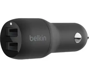 BELKIN CCB001btBK dual car cahrge černá / nabíječka do auta USB / 24W