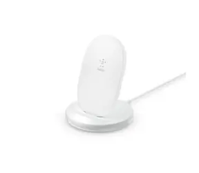 BELKIN WIB002vfWH wireless charging stand bílá / bezdrátový nabíjecí stojánek / 15W