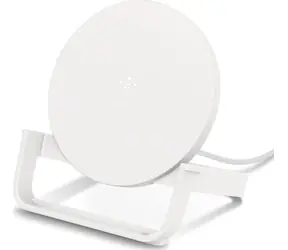 BELKIN WIB001vfWH wireless charging stand bílá / bezdrátový nabíjecí stojánek / 10W