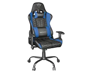 Trust GXT708B Resto modrá / herní židle / nastavitelná / nosnost až 150 kg / syntetická kůže 