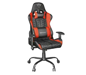 Trust GXT708R Resto červená / herní židle / nastavitelná / nosnost až 150 kg / syntetická kůže 