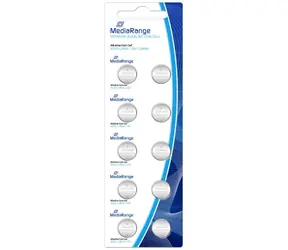 MediaRange Premium alkalické baterie Coin Cells AG10 / LR54 / 1.5V / 10ks