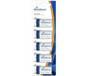 MediaRange Premium lithium baterie CR123A / 3V / 5ks