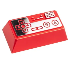 ZOMOPLUS Aluminium Keycap Retro Gamepad II červená / pro Cherry MX Switches