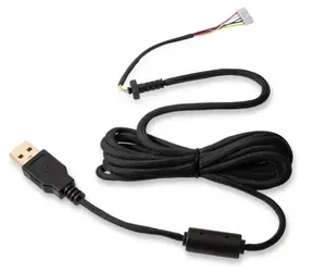 Glorious Ascended v2 černá / pletený USB kabel / pro herní myš Glorious O/O-/D