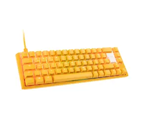 Ducky One 3 Yellow SF MX-Red  žlutá / Herní klávesnice / podsvícená / mechanická / drátová (USB) / DE