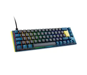 Ducky One 3 Daybreak SF MX-Speed-Silver modrá / Herní klávesnice / podsvícená / mechanická / drátová (USB) / DE