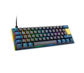 Ducky One 3 Daybreak Mini MX-Brown modrá / Herní klávesnice / podsvícená / mechanická / drátová (USB) / DE