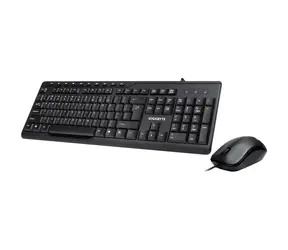 GIGABYTE KM6300 černá / set klávesnice a myši / USB / 1000 DPI