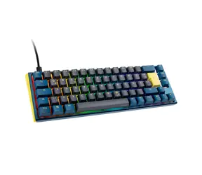 Ducky One 3 Daybreak SF MX-Brown modrá / Herní klávesnice / podsvícená / mechanická / drátová (USB) / DE