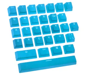 Ducky Rubber Set Double-Shot Keycaps světle modrá / 31 kláves