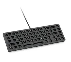 Glorious GMMK2 Compact barebone ANSI černá / herní klávesnice / bez spínačů / USB-C / ANSI layout / RGB / 2m