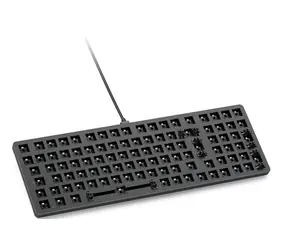 Glorious GMMK2 barebone ISO černá / herní klávesnice / bez spínačů / USB-C / ISO layout / RGB / 2m
