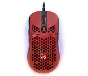 AROZZI FAVO Ultra Light červená / Herní myš / optická / 16000 DPI / USB / 7 tlačítek 