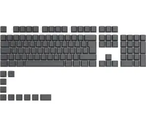 Glorious vyměnitelné klávesy GPBT DE Black Ash / 115 ks / DE layout / Cherry MX(+) 
