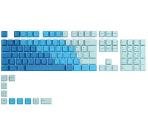 Glorious vyměnitelné klávesy GPBT DE Caribbean Ocean / 115 ks / DE layout / Cherry MX(+) 