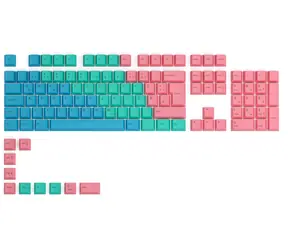 Glorious vyměnitelné klávesy GPBT DE Pastel / 115 ks / DE layout / Cherry MX(+) 