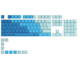 Glorious vyměnitelné klávesy GPBT ES Caribbean Ocean / 115 ks / ES layout / Cherry MX(+) 