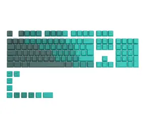 Glorious vyměnitelné klávesy GPBT UK Rain Forest / 115 ks / UK layout / Cherry MX(+) 