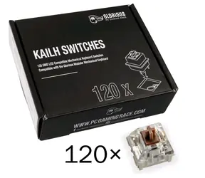 Glorious mechanické spínače Kailh Speed Bronze 120 ks bronzová