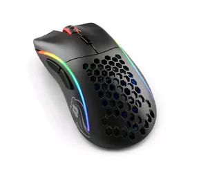 Glorious Model D Wireless matná černá / herní bezdrátová myš / 19000 DPI / 6 programovatelných tlačítek / RGB