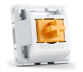 Glorious mechanické spínače lubrikované Panda 36 ks bílo-oranžová