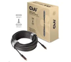 CLUB3D Kabel USB-C M/M černá 20m / aktivní / optický 