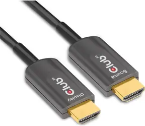 CLUB3D CAC-1379 prodlužovací kabel HDMI AOC M/M černá  20m / 8K 60Hz / 4K 120Hz