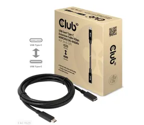 CLUB3D CAC-1529 kabel USB-C M/F černá 2m / 4K 60Hz 