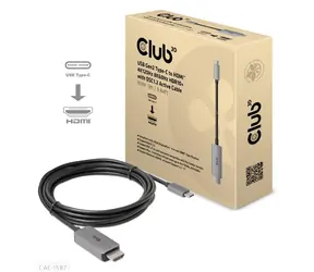 CLUB3D CAC-1587 kabel USB-C na HDMI M/M černá 3m / 8K 60Hz / 4K 120Hz  