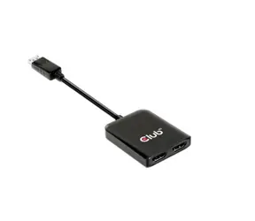 CLUB3D CSV-7200H MST dokovací stanice DisplayPort 1.4 na 2x HDMI M/F černá / 4K 60Hz 