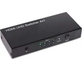 CLUB3D CSV-1370 HDMI switchbox černá / 4x HDMI / 4K 60Hz
