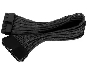 SilverStone 24-pin ATX kabel 30cm černá / prodlužovací / individuálně opletené kabely