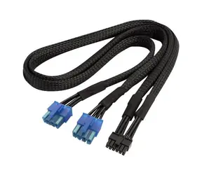 SilverStone kabel 2x 8-pin PCIe > 12-pin PCIe GPU pro modulární zdroje 55 cm