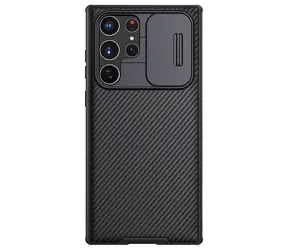 Nillkin CamShield Pro Zadní Kryt pro Samsung Galaxy S22 Ultra černá