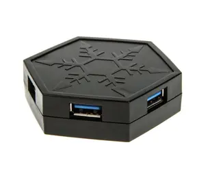 SilverStone EP01B 4-port USB hub černá / 4x USB 3.0