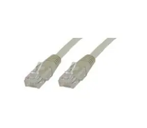 MicroConnect CAT5e U/UTP 0.5m šedá / PVC / AWG 26/7