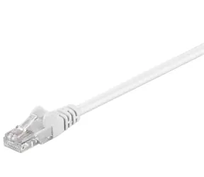 MicroConnect CAT5e U/UTP 1m CCA bílá / PVC / AWG 26/7