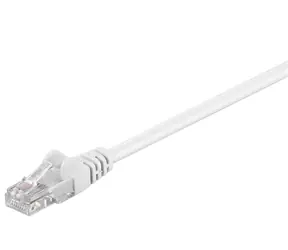MicroConnect CAT5e U/UTP 1.5m CCA bílá / PVC