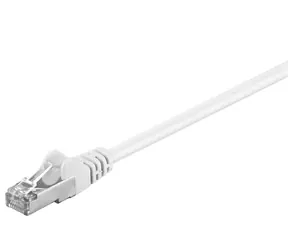 MicroConnect CAT5e F/UTP 0.25m bílá / PVC